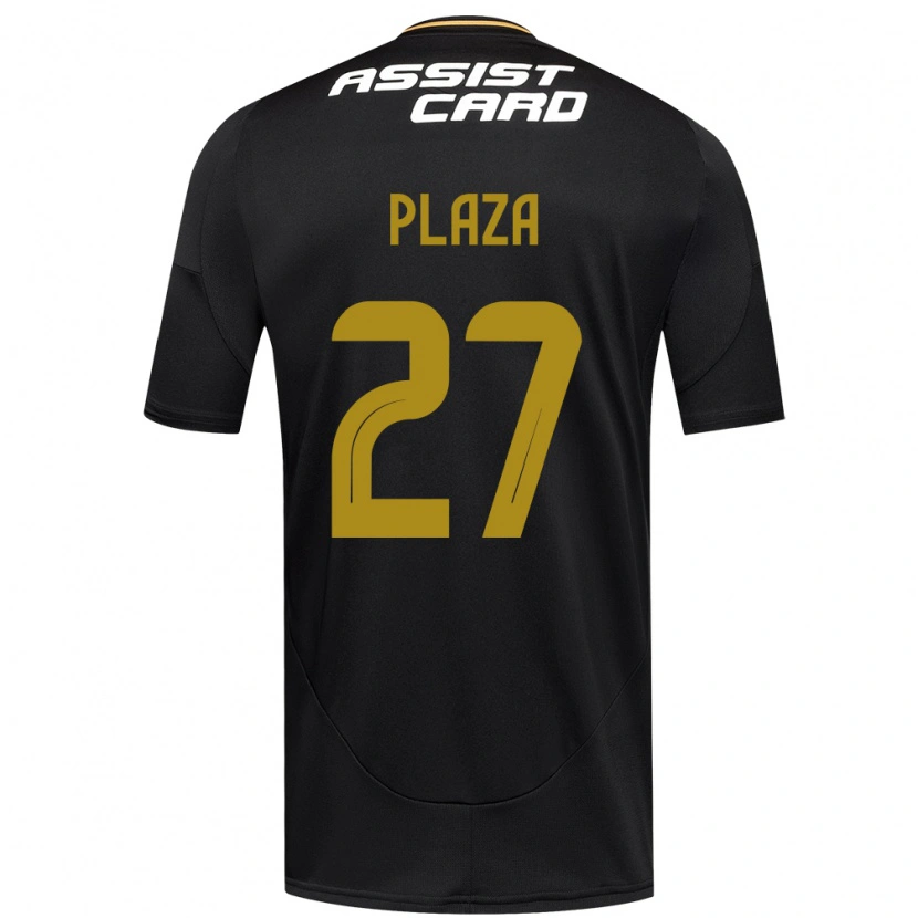 Danxen Barn Diego Plaza #27 Svart Vit Bortatröja Matchtröjor 2025/26 Tröjor T-Tröja