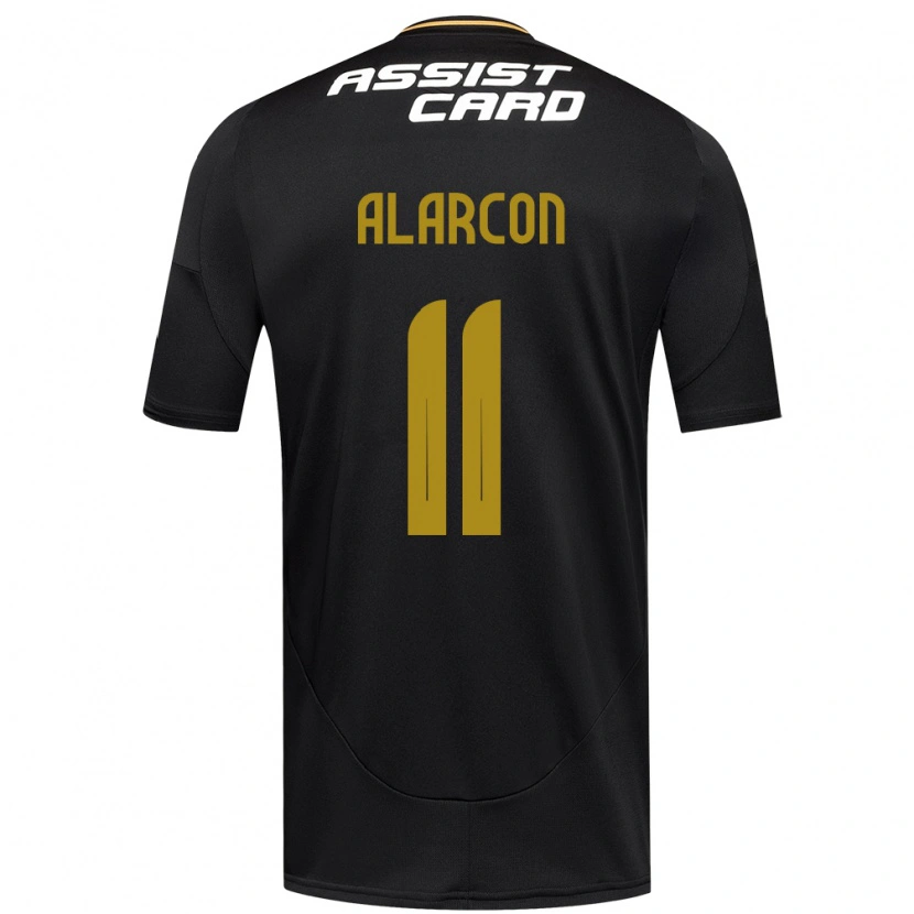 Danxen Barn Antonia Alarcón #11 Svart Vit Bortatröja Matchtröjor 2025/26 Tröjor T-Tröja