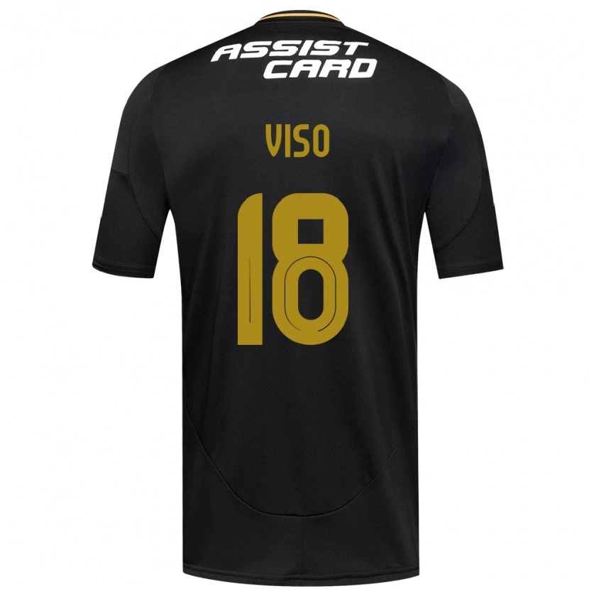 Danxen Barn Ysaura Viso #18 Svart Vit Bortatröja Matchtröjor 2025/26 Tröjor T-Tröja