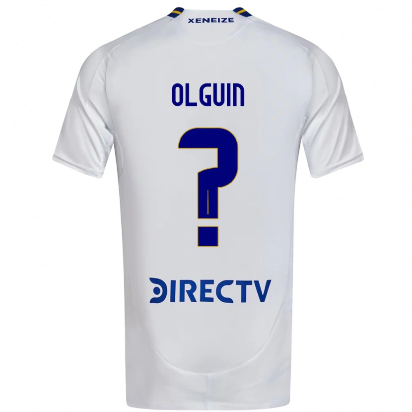 Danxen Barn Matias Olguin #0 Kungsblå Gul Bortatröja Matchtröjor 2025/26 Tröjor T-Tröja
