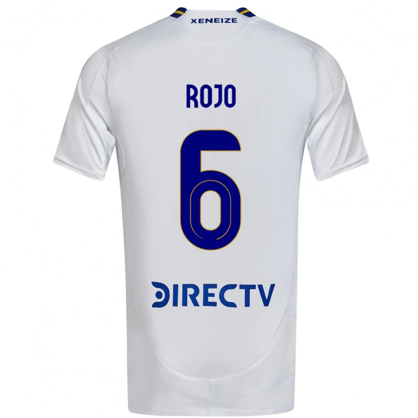 Danxen Barn Marcos Rojo #6 Vit Blå Bortatröja Matchtröjor 2025/26 Tröjor T-Tröja