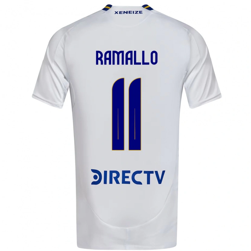 Danxen Barn Yael Ramallo #11 Vit Blå Bortatröja Matchtröjor 2025/26 Tröjor T-Tröja