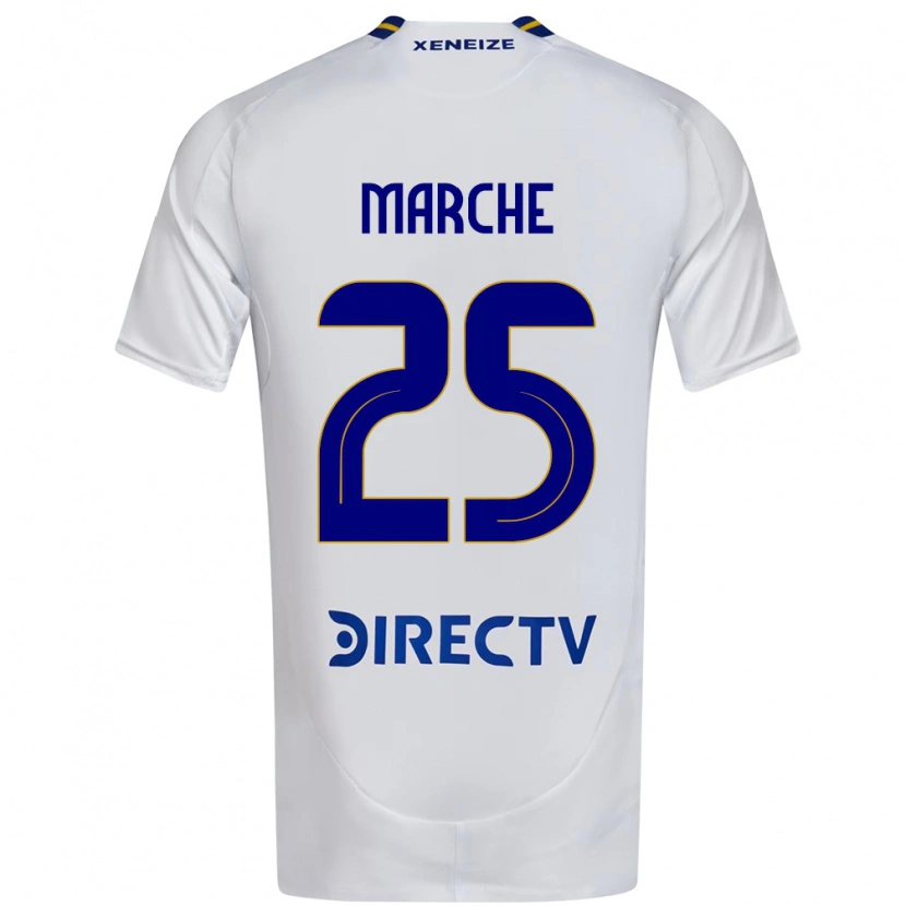 Danxen Barn Agustín Marchesín #25 Vit Blå Bortatröja Matchtröjor 2025/26 Tröjor T-Tröja