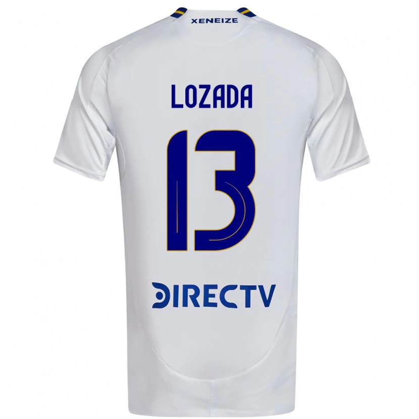 Danxen Barn Rocío Lozada #13 Vit Blå Bortatröja Matchtröjor 2025/26 Tröjor T-Tröja