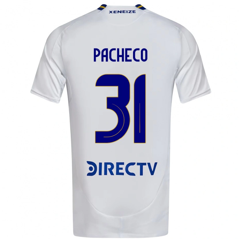 Danxen Barn Costanza Pacheco #31 Vit Blå Bortatröja Matchtröjor 2025/26 Tröjor T-Tröja