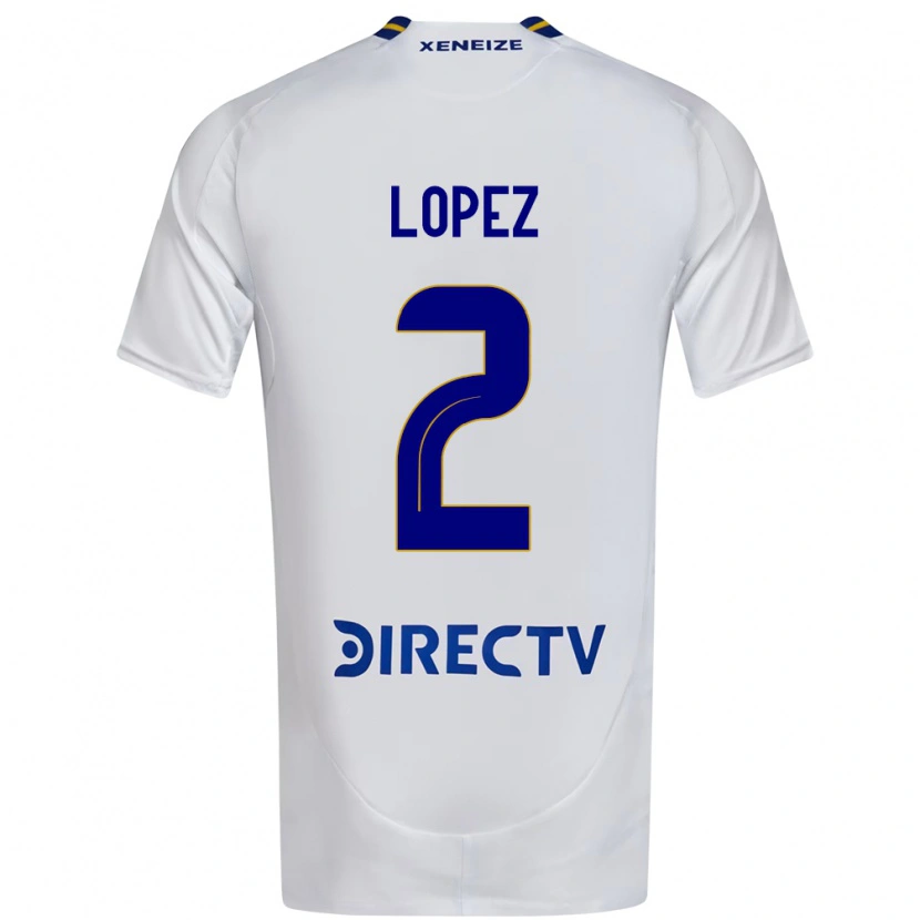 Danxen Barn Lisandro Lopez #2 Kungsblå Gul Bortatröja Matchtröjor 2025/26 Tröjor T-Tröja