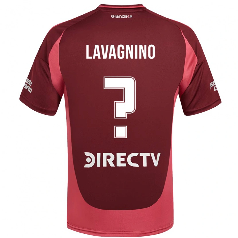 Danxen Barn Lucas Lavagnino #0 Vinröd Magenta Bortatröja Matchtröjor 2025/26 Tröjor T-Tröja