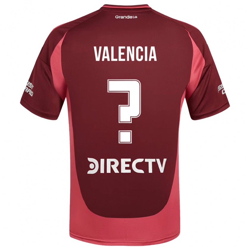 Danxen Barn Oswaldo Valencia #0 Vinröd Magenta Bortatröja Matchtröjor 2025/26 Tröjor T-Tröja