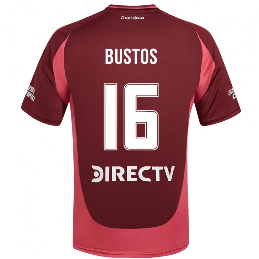 Danxen Barn Fabricio Bustos #16 Vinröd Magenta Bortatröja Matchtröjor 2025/26 Tröjor T-Tröja