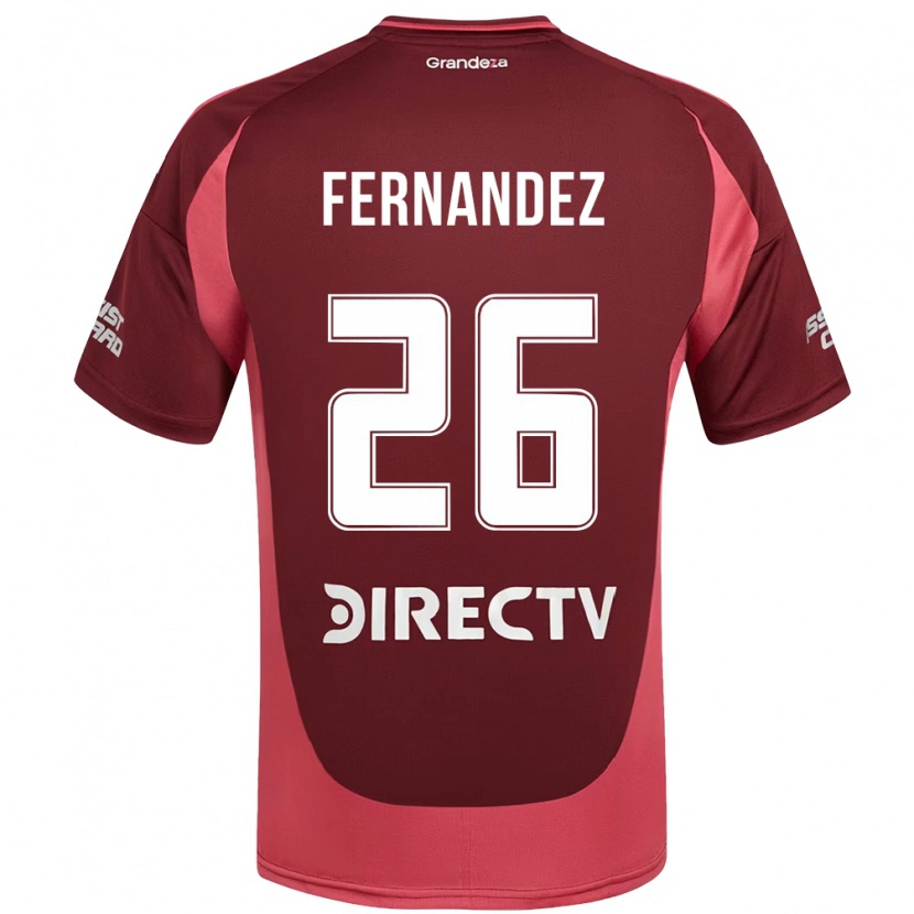 Danxen Barn Nacho Fernández #26 Vinröd Magenta Bortatröja Matchtröjor 2025/26 Tröjor T-Tröja