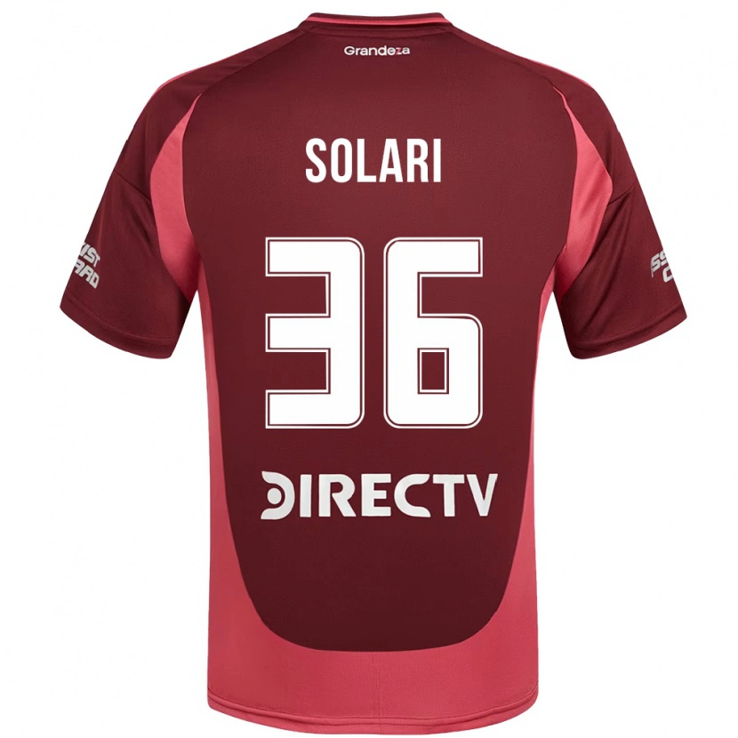 Danxen Barn Pablo Solari #36 Vinröd Magenta Bortatröja Matchtröjor 2025/26 Tröjor T-Tröja