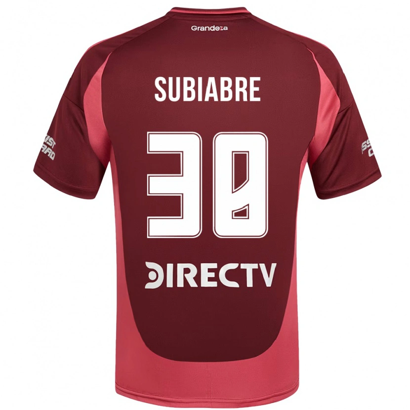 Danxen Barn Ian Subiabre #38 Vinröd Magenta Bortatröja Matchtröjor 2025/26 Tröjor T-Tröja