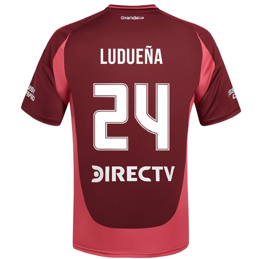 Danxen Barn Belén Ludueña #24 Vinröd Magenta Bortatröja Matchtröjor 2025/26 Tröjor T-Tröja