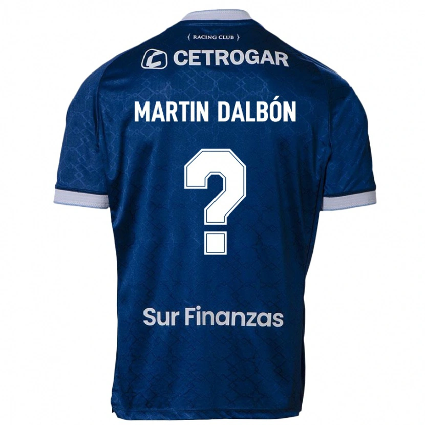 Danxen Barn Juan Martin Dalbón #0 Mörkblå Bortatröja Matchtröjor 2025/26 Tröjor T-Tröja