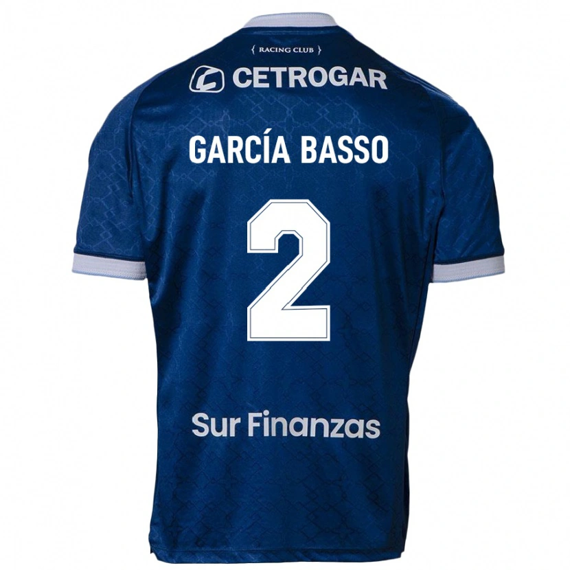 Danxen Barn Agustín García Basso #2 Mörkblå Bortatröja Matchtröjor 2025/26 Tröjor T-Tröja