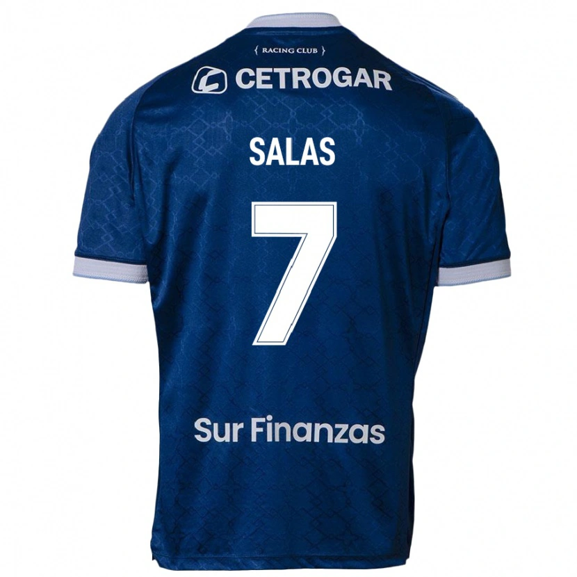 Danxen Barn Maximiliano Salas #7 Mörkblå Bortatröja Matchtröjor 2025/26 Tröjor T-Tröja