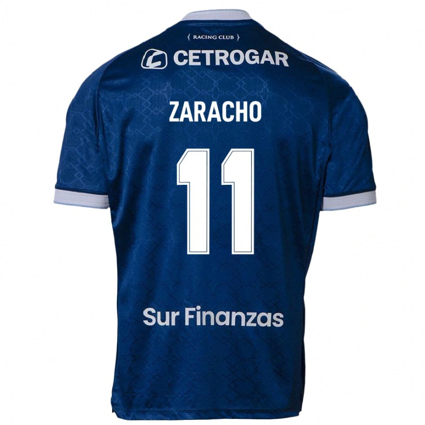 Danxen Barn Matías Zaracho #11 Mörkblå Bortatröja Matchtröjor 2025/26 Tröjor T-Tröja