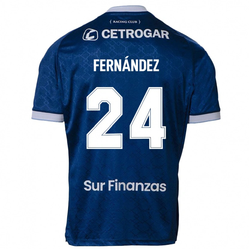 Danxen Barn Adrián Fernández #24 Mörkblå Bortatröja Matchtröjor 2025/26 Tröjor T-Tröja