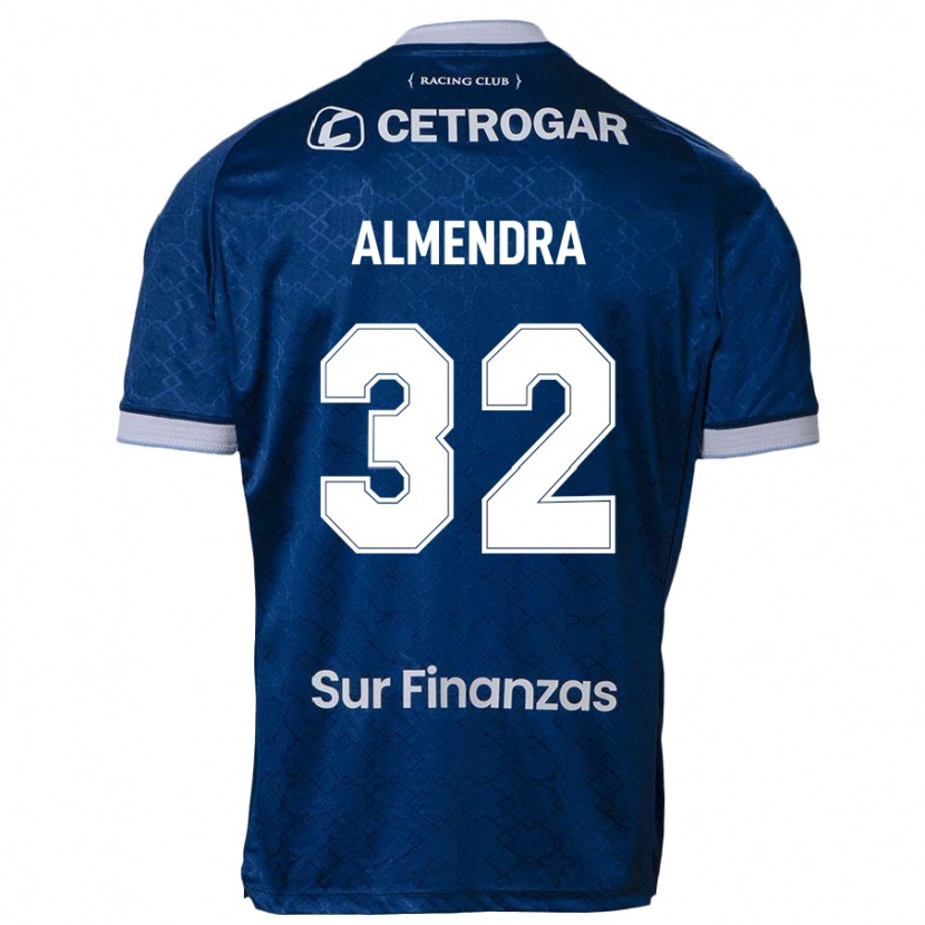 Danxen Barn Agustín Almendra #32 Mörkblå Bortatröja Matchtröjor 2025/26 Tröjor T-Tröja