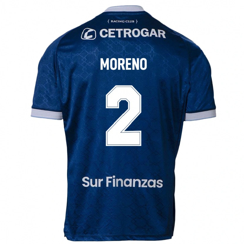 Danxen Barn Melina Moreno #2 Mörkblå Bortatröja Matchtröjor 2025/26 Tröjor T-Tröja