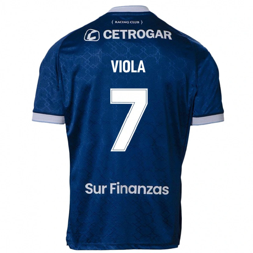 Danxen Barn Nazarena Viola #7 Mörkblå Bortatröja Matchtröjor 2025/26 Tröjor T-Tröja