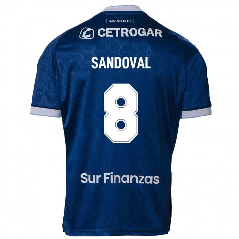 Danxen Barn Micaela Sandoval #8 Mörkblå Bortatröja Matchtröjor 2025/26 Tröjor T-Tröja