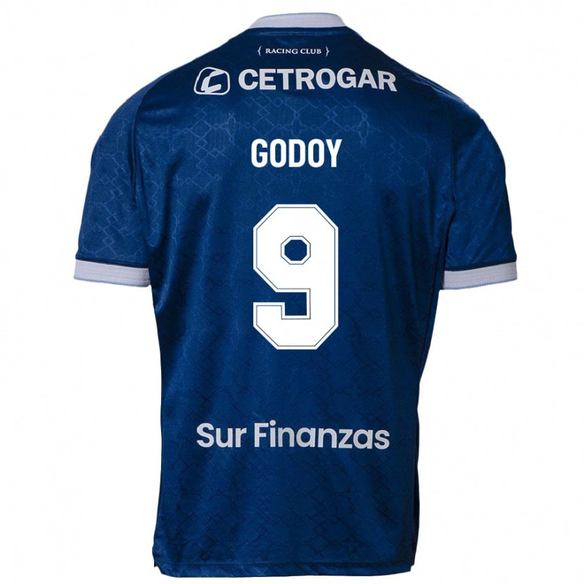 Danxen Barn Santiago Godoy #9 Mörkblå Bortatröja Matchtröjor 2025/26 Tröjor T-Tröja