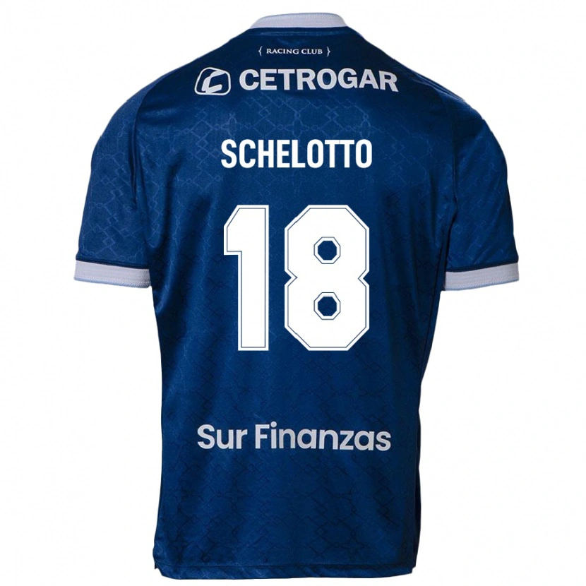 Danxen Barn Ezequiel Schelotto #18 Mörkblå Bortatröja Matchtröjor 2025/26 Tröjor T-Tröja