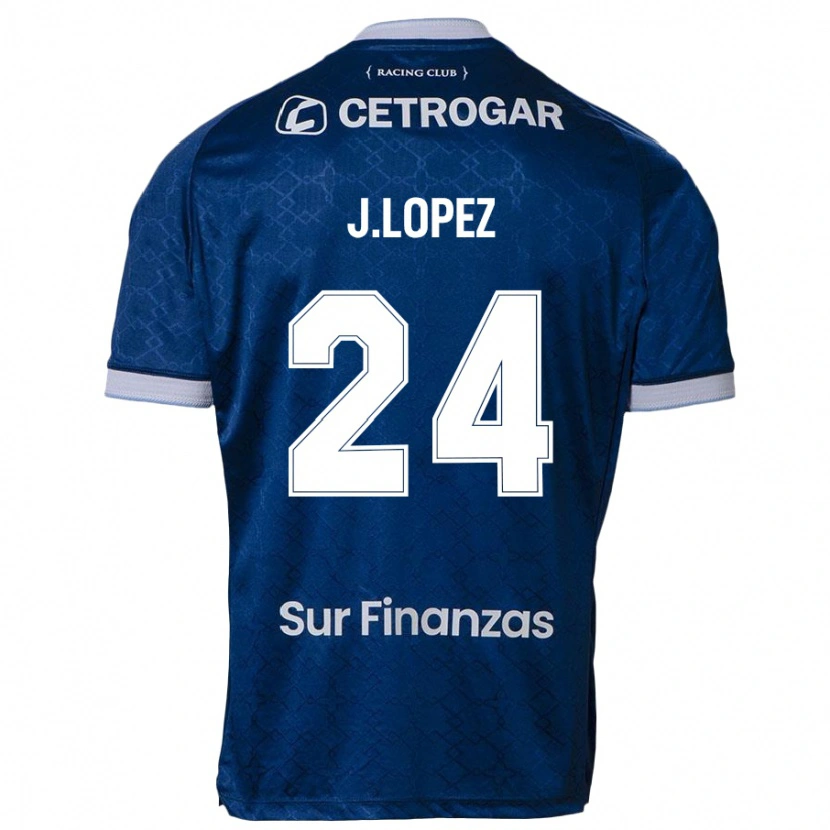 Danxen Barn Julian Lopez #24 Mörkblå Bortatröja Matchtröjor 2025/26 Tröjor T-Tröja