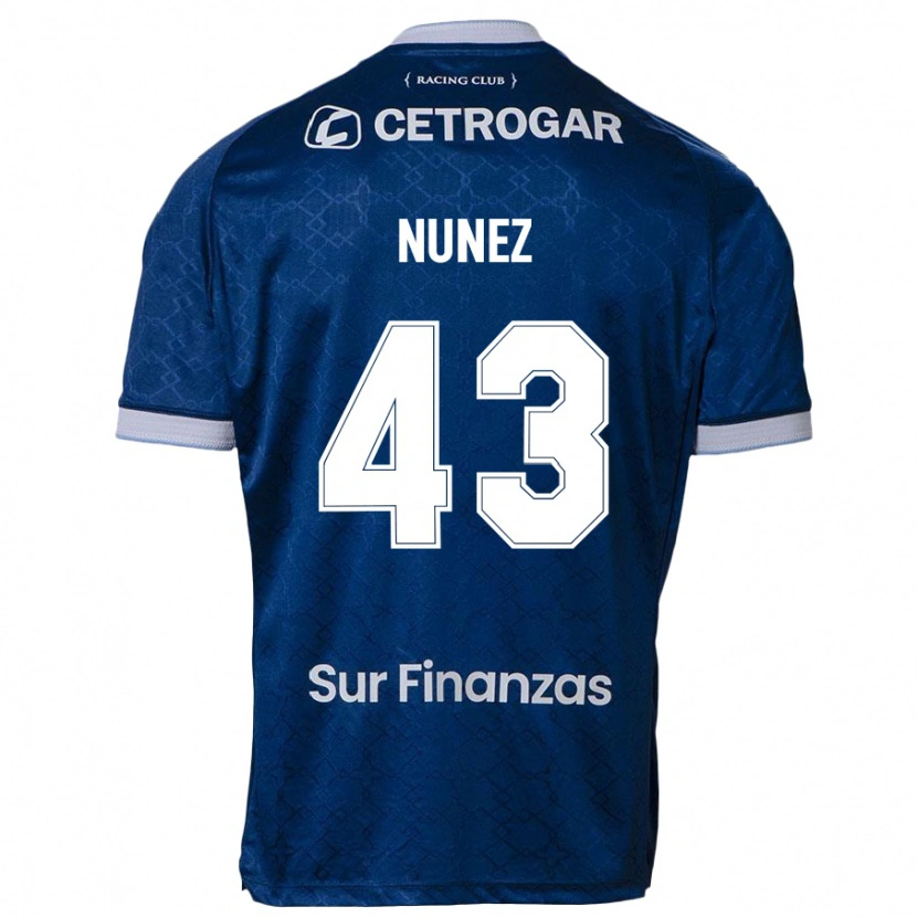 Danxen Barn Lucas Nunez #43 Mörkblå Bortatröja Matchtröjor 2025/26 Tröjor T-Tröja