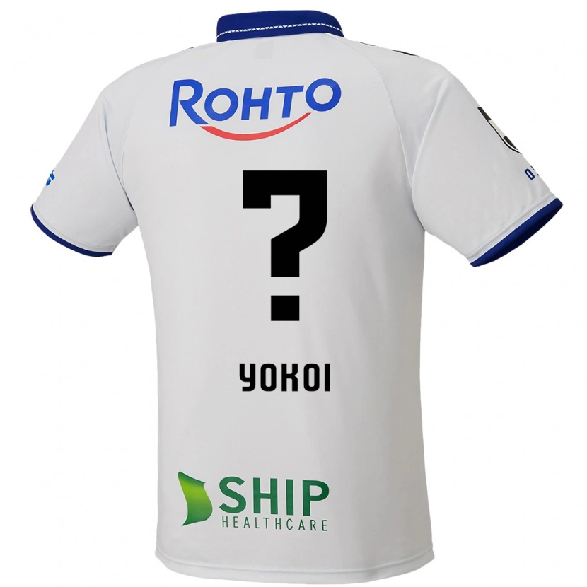 Danxen Barn Yuya Yokoi #0 Vit Blå Svart Bortatröja Matchtröjor 2025/26 Tröjor T-Tröja
