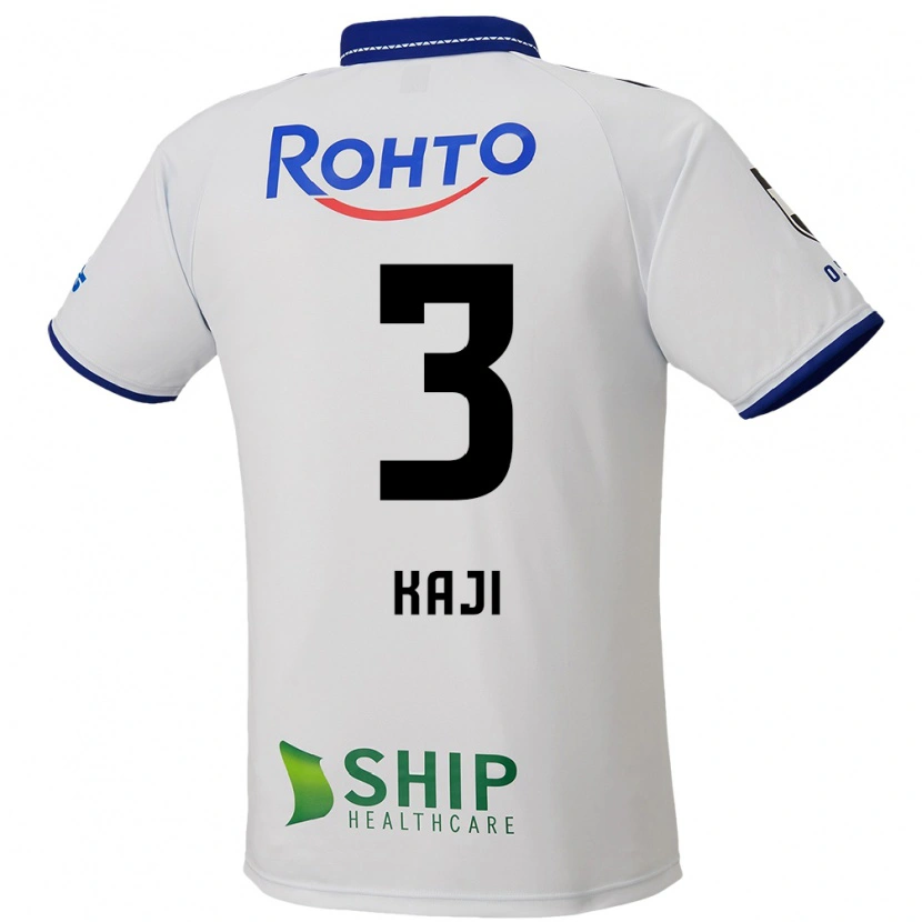 Danxen Barn Rihito Kaji #3 Vit Blå Svart Bortatröja Matchtröjor 2025/26 Tröjor T-Tröja