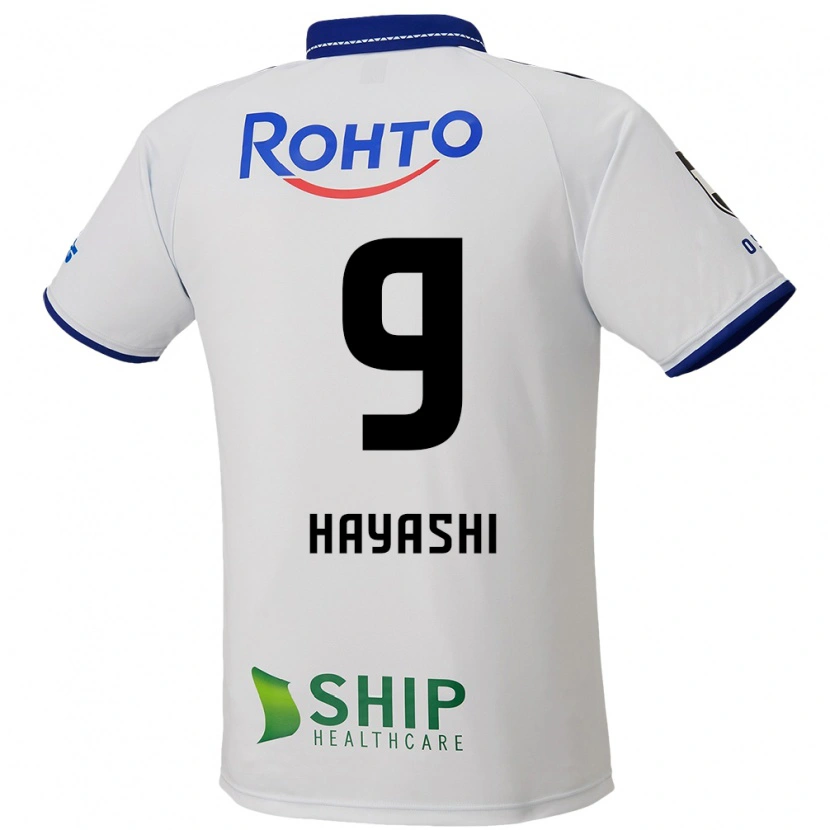 Danxen Barn Daichi Hayashi #9 Vit Blå Svart Bortatröja Matchtröjor 2025/26 Tröjor T-Tröja