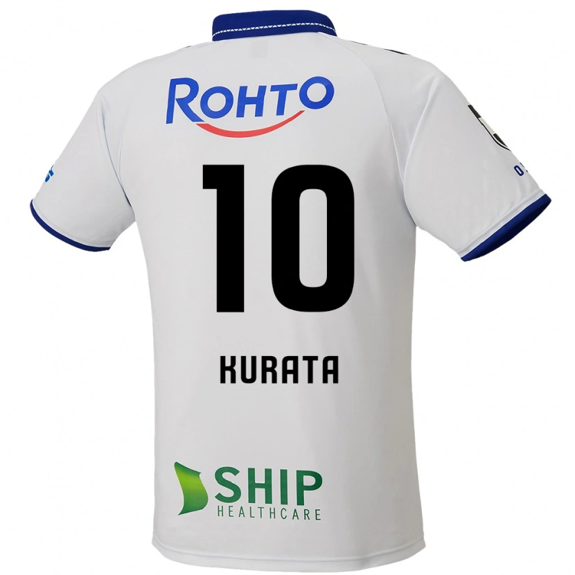 Danxen Barn Shu Kurata #10 Vit Blå Svart Bortatröja Matchtröjor 2025/26 Tröjor T-Tröja