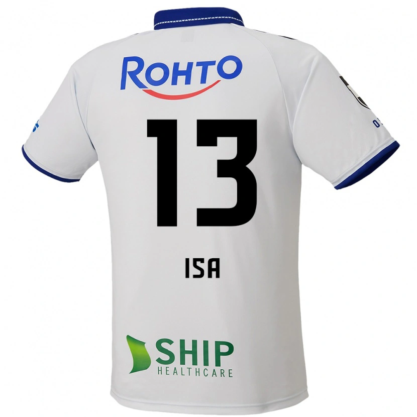 Danxen Barn Isa Sakamoto #13 Vit Blå Svart Bortatröja Matchtröjor 2025/26 Tröjor T-Tröja