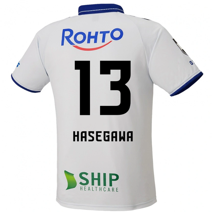 Danxen Barn Kosei Hasegawa #13 Vit Blå Svart Bortatröja Matchtröjor 2025/26 Tröjor T-Tröja