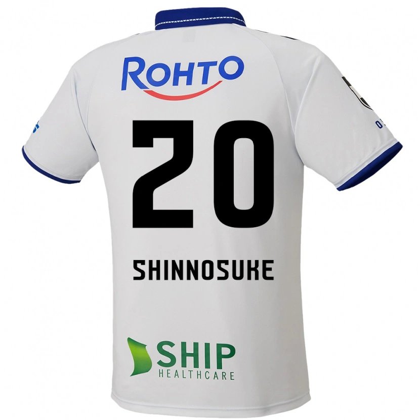 Danxen Barn Shinnosuke Nakatani #20 Vit Blå Svart Bortatröja Matchtröjor 2025/26 Tröjor T-Tröja