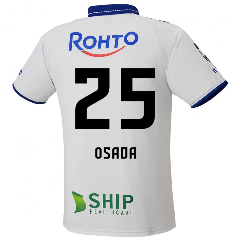 Danxen Barn Towa Osada #25 Vit Blå Svart Bortatröja Matchtröjor 2025/26 Tröjor T-Tröja