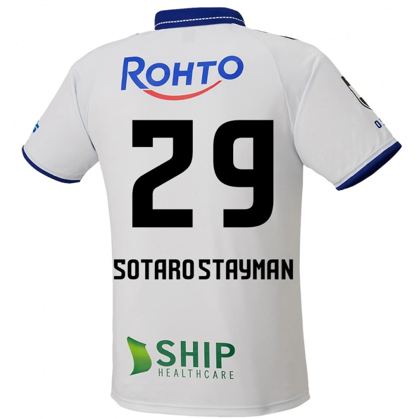 Danxen Barn Joshua Sotaro Stayman #29 Vit Blå Svart Bortatröja Matchtröjor 2025/26 Tröjor T-Tröja