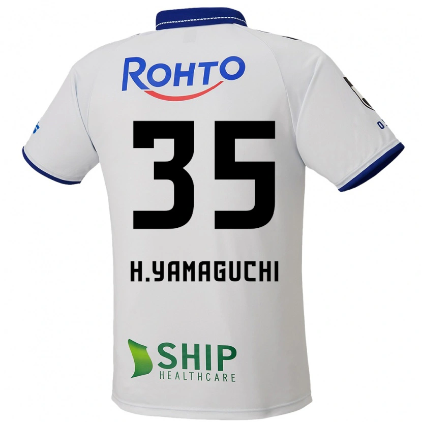 Danxen Barn Haruta Yamaguchi #35 Vit Blå Svart Bortatröja Matchtröjor 2025/26 Tröjor T-Tröja