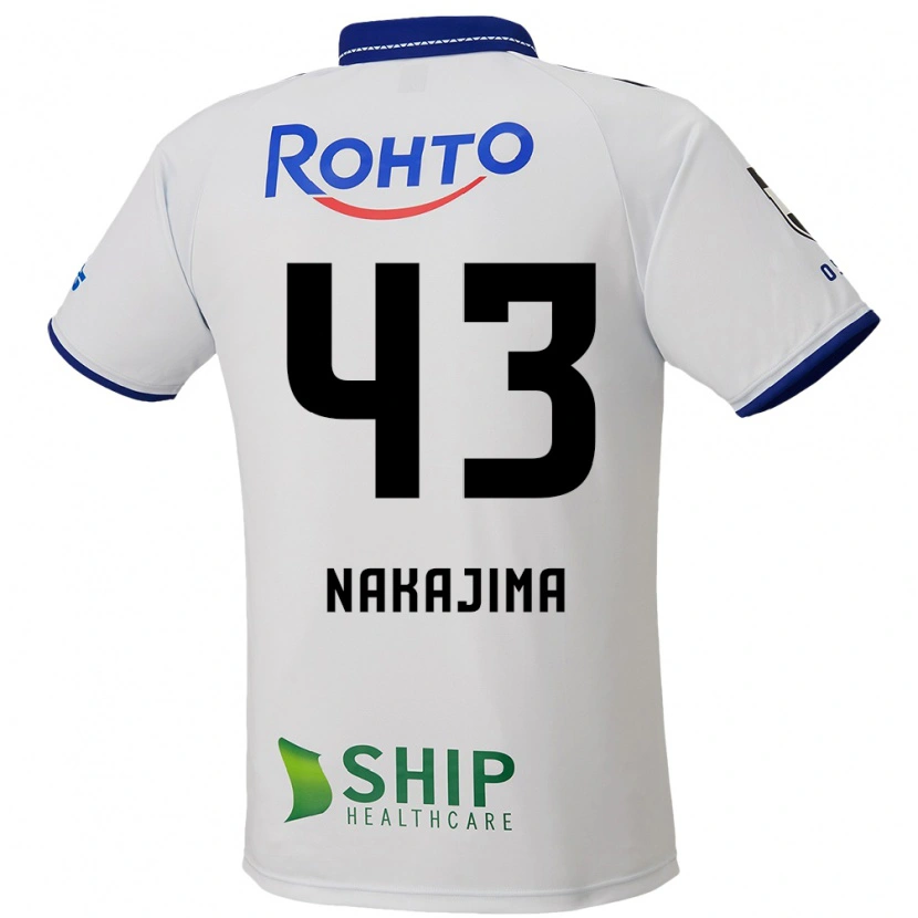 Danxen Barn Yugo Nakajima #43 Vit Blå Svart Bortatröja Matchtröjor 2025/26 Tröjor T-Tröja