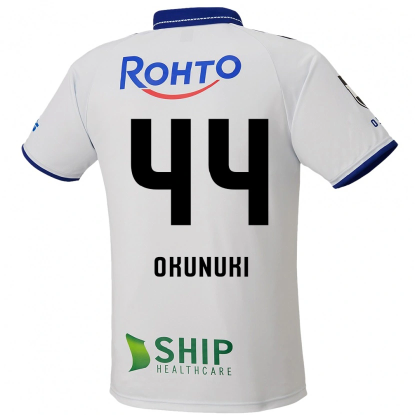 Danxen Barn Kanji Okunuki #44 Vit Blå Svart Bortatröja Matchtröjor 2025/26 Tröjor T-Tröja