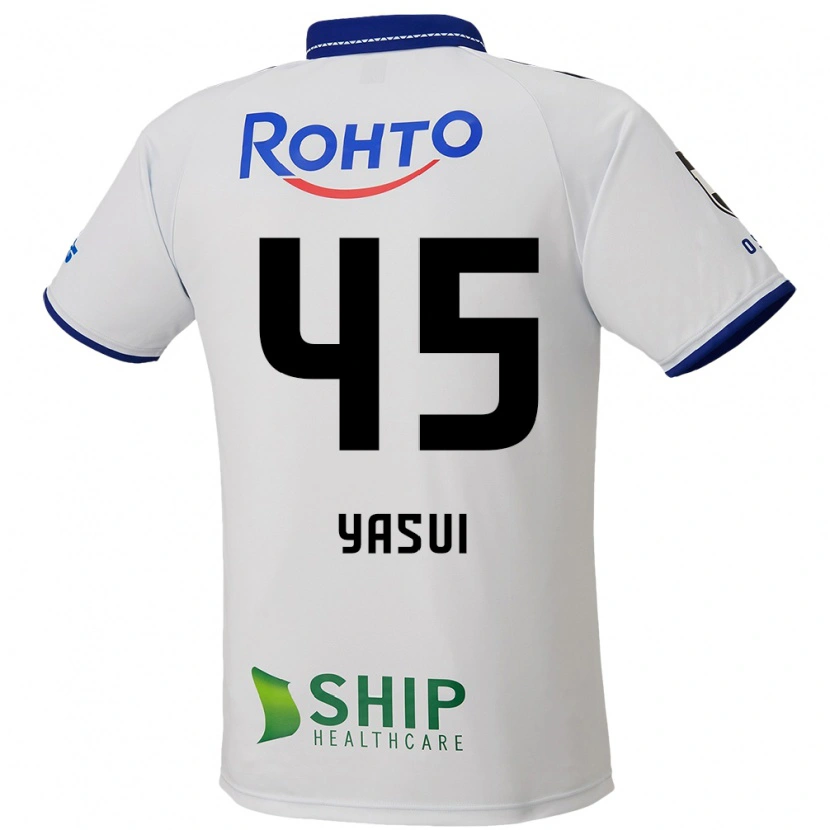 Danxen Barn Tsukasa Yasui #45 Vit Blå Svart Bortatröja Matchtröjor 2025/26 Tröjor T-Tröja