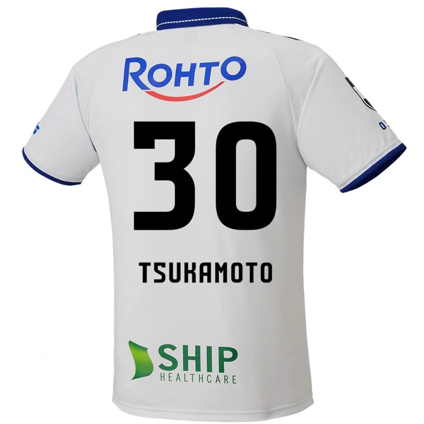 Danxen Barn Dai Tsukamoto #30 Vit Blå Svart Bortatröja Matchtröjor 2025/26 Tröjor T-Tröja