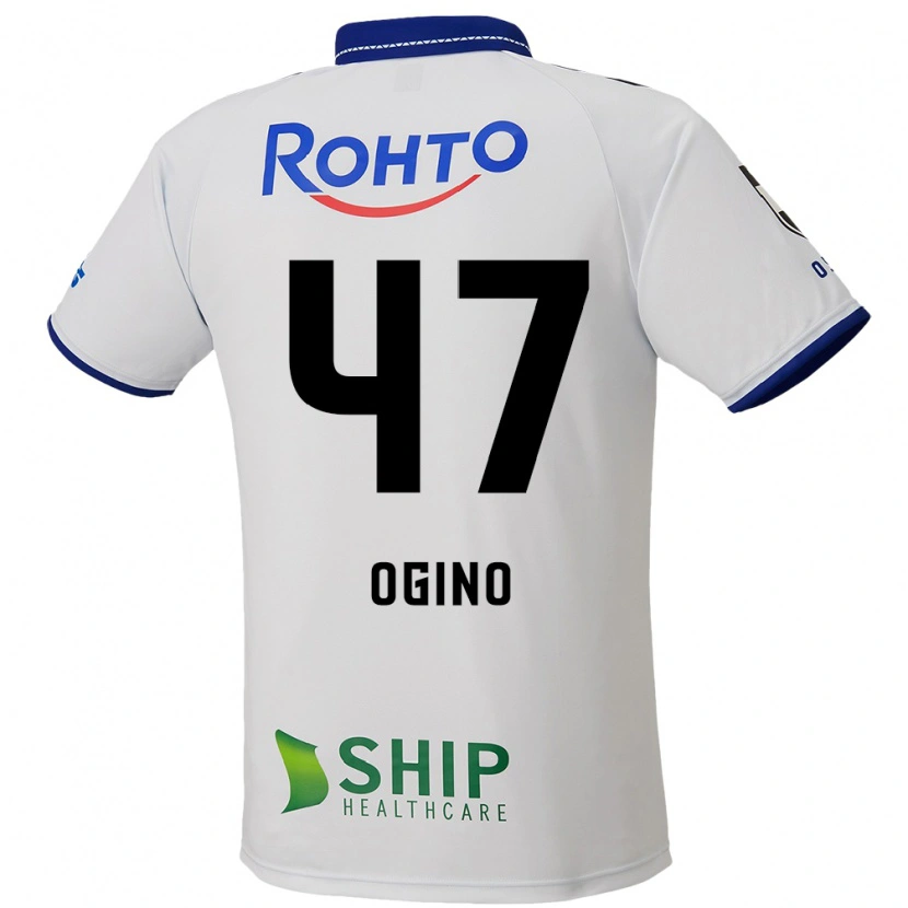 Danxen Barn Motonobu Ogino #47 Vit Blå Svart Bortatröja Matchtröjor 2025/26 Tröjor T-Tröja
