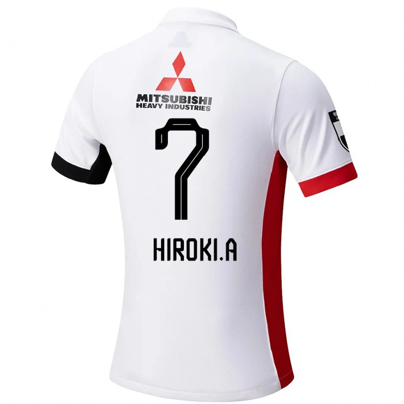 Danxen Barn Hiroki Abe #7 Vit Svart Bortatröja Matchtröjor 2025/26 Tröjor T-Tröja