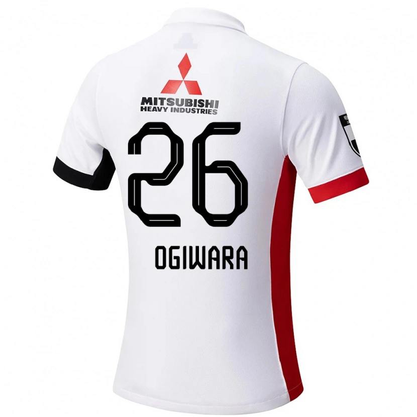 Danxen Barn Takuya Ogiwara #26 Vit Svart Bortatröja Matchtröjor 2025/26 Tröjor T-Tröja