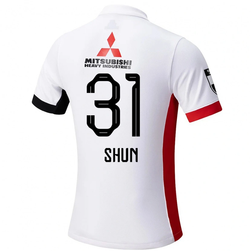 Danxen Barn Shun Yoshida #31 Vit Svart Bortatröja Matchtröjor 2025/26 Tröjor T-Tröja