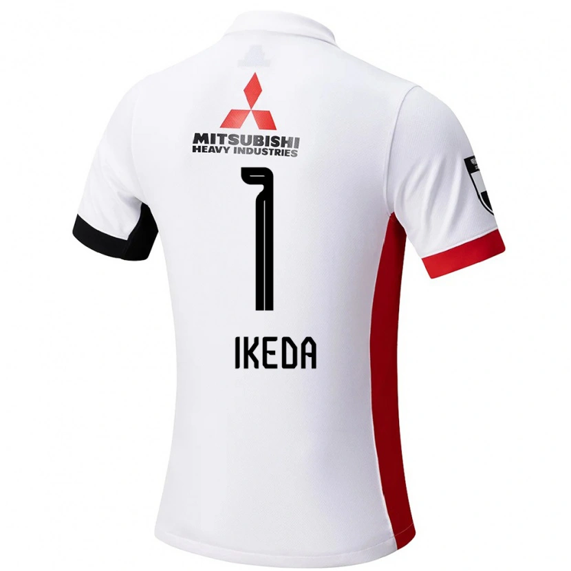 Danxen Barn Sakiko Ikeda #1 Vit Svart Bortatröja Matchtröjor 2025/26 Tröjor T-Tröja