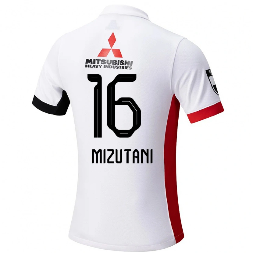 Danxen Barn Yuki Mizutani #16 Vit Svart Bortatröja Matchtröjor 2025/26 Tröjor T-Tröja